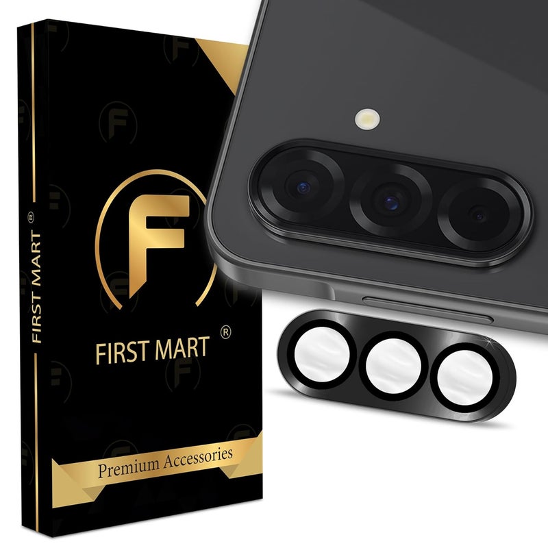 FIRST MART Camera Lens Protector for Samsung Galaxy A36 (6.7 Inches) Tough HD Individual Aluminum Alloy Lens Rings Cover, Scratch Resistant, Thin Lens Protection| Black, 1 Pack - Image 1