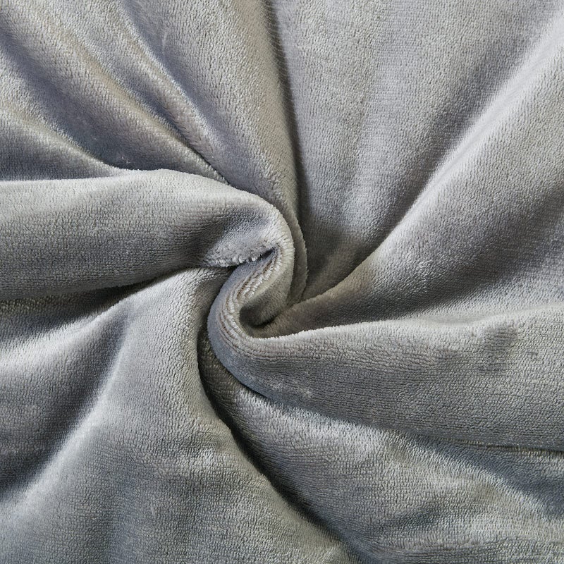 SOCHOW Sherpa Fleece Throw Blanket, Double-Sided Super Soft Luxurious Plush Blanket Throw Size, Grey, 50x60 inches - Image 4