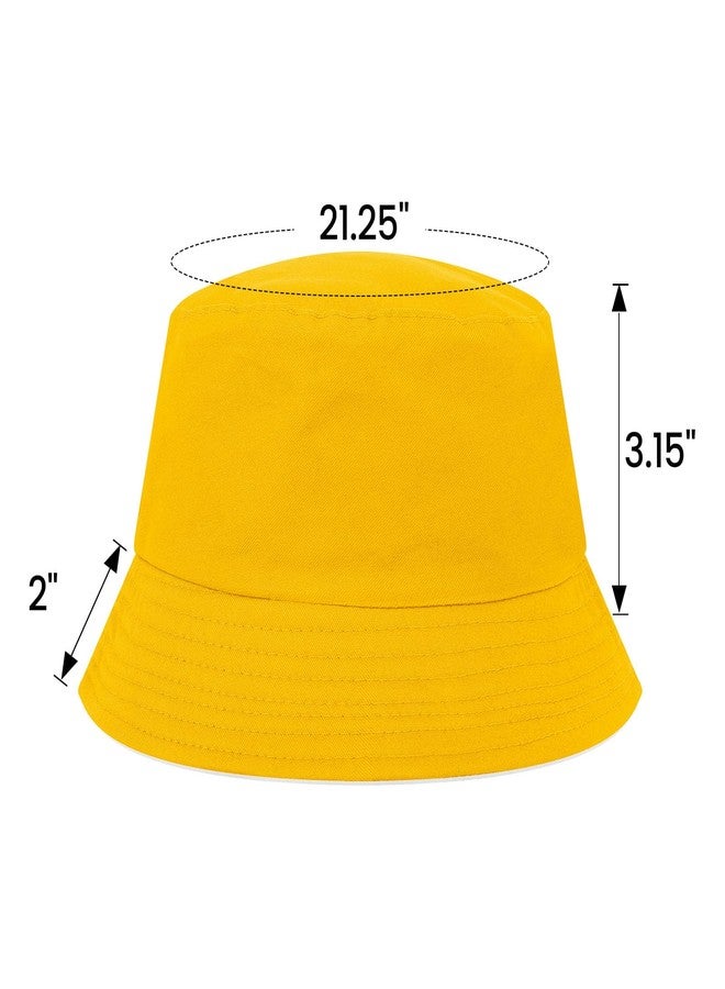 TopTie Kids Cotton Bucket Hat Sun Beach Cap for Boys Girls 3-8 Year Old-Red - Image 3