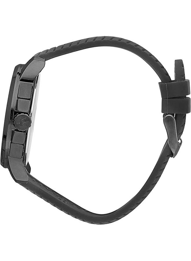 مازيراتي SUCCESSO 44 ملم مراقبة الرجال، الأسود، كرونوغراف، حركة الكوارتز - Image 3