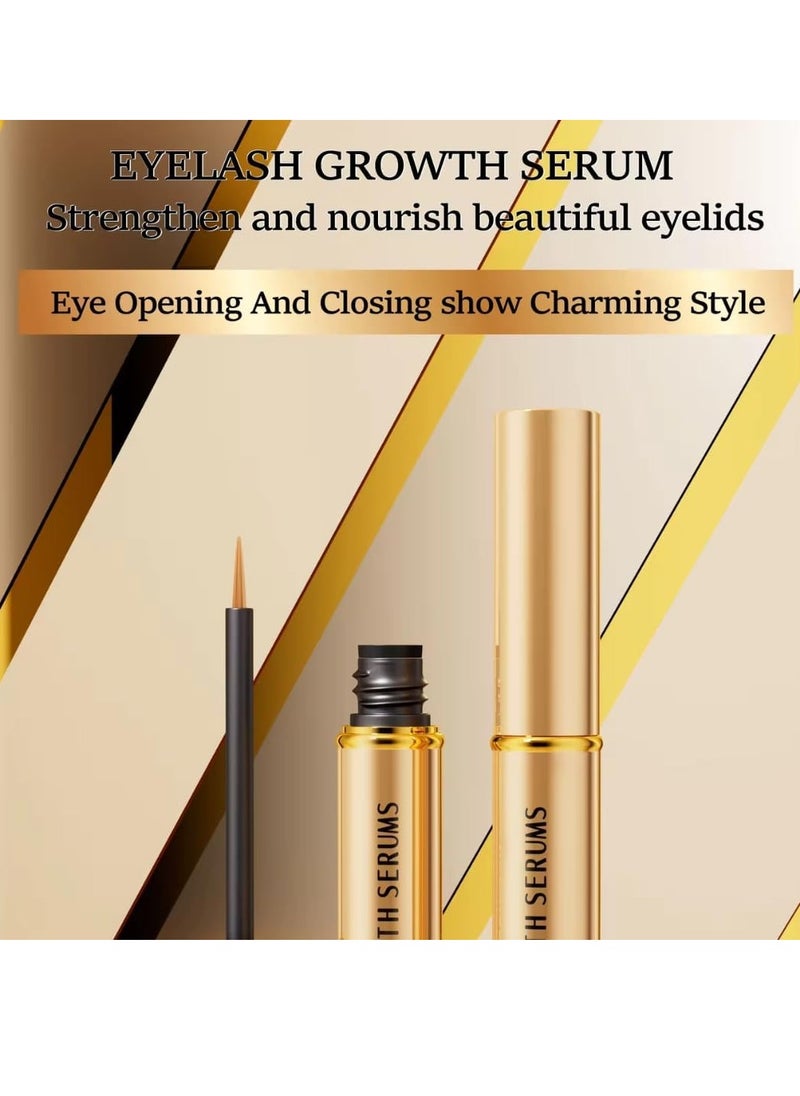 W3W - Eyelash Growth Serum for Longer Thicker Lashes and Brows Natural Plant Extracts Hypoallergenic Formula and Effective Stimulate Lash Growth Eyelash Enhancement Serum 4ml - Image 1