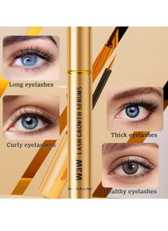 W3W Eyelash Growth Serum for Longer Thicker Lashes and Brows Natural Plant Extracts Hypoallergenic Formula and Effective Stimulate Lash Growth Eyelash Enhancement Serum 4ml  - Image 5