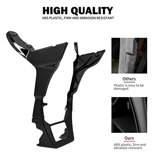 HDBUBALUS Fairing Spoilers Cover w/Extended Chin Spoiler Fit for Harley Road Glide FLTRX Special FLTRXS 2017-2022 (Color : Gloss Black) - Image 4