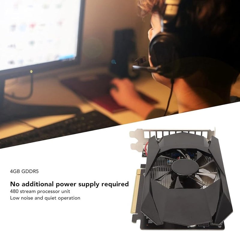 Fydun HD7670 4GB GDDR5 128bit Graphics Card 1000MHz DirectX 11 PCI Express X16 - Image 2