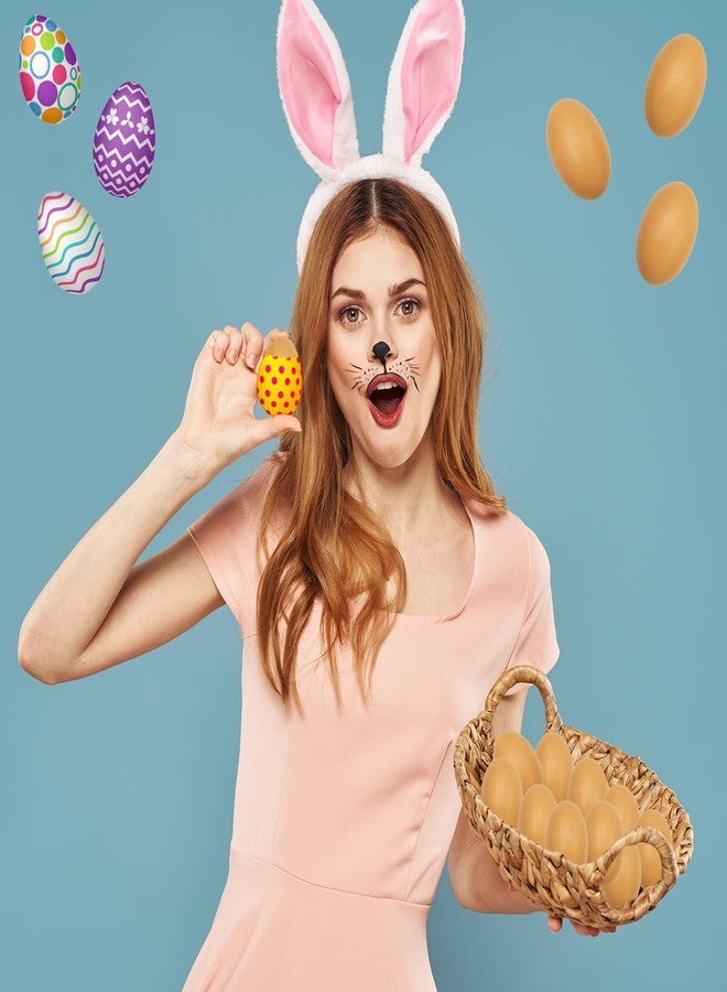 Chochkees Wooden Fake Eggs 6-Pack, Life Size Brown Eggs Perfect for Easter Crafts, Décor and Egg Hunts, 2.3" Inches - Image 3
