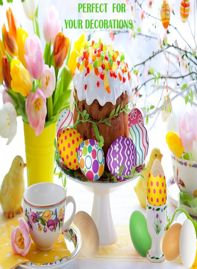 Chochkees Wooden Fake Eggs 6-Pack, Life Size Brown Eggs Perfect for Easter Crafts, Décor and Egg Hunts, 2.3" Inches - Image 4