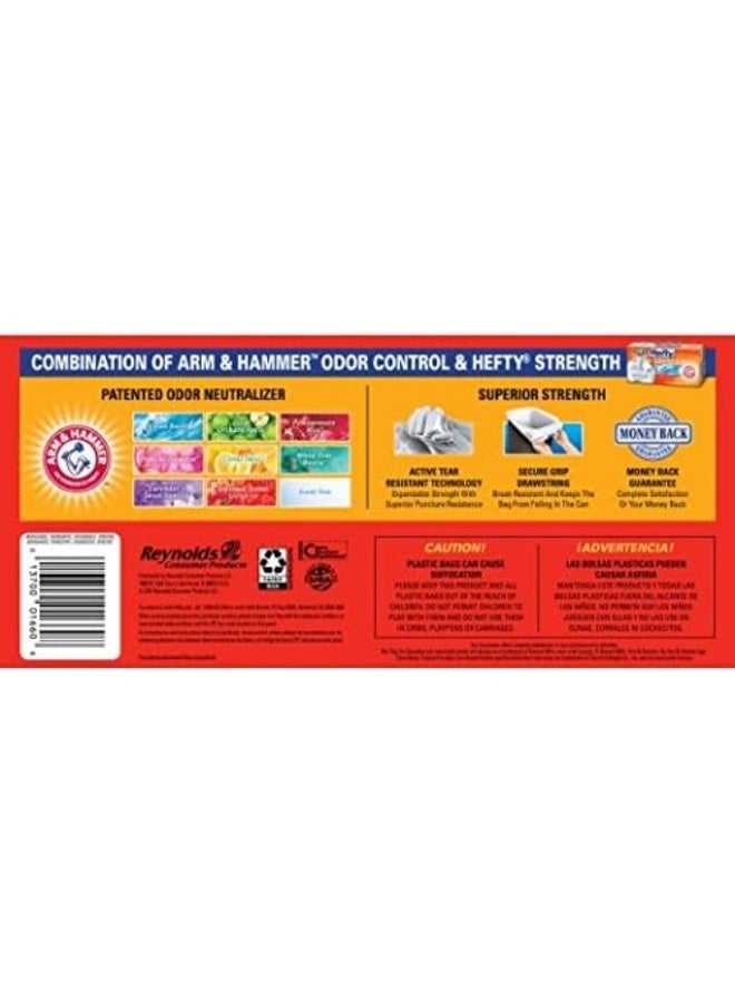 Hefty Hefty Ultra Strong Tall Kitchen Trash Bags, Unscented, 13 Gallon, 80 Count  - Image 2