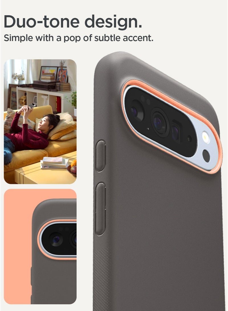 Spigen Nano Pop MagFit Google Pixel 10 Pro XL MagSafe Case Cover [Pixelsnap and MagSafe compatible] - Papaya Gray - Image 4