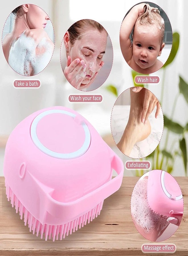 Beflix® Body Scrubber with Soap Dispenser Brush, Silicone Exfoliating Brushes, Soft Body Exfoliator, Bath Loofah for Babies, Kids, Women, Men and Pets (Multicolor) - Image 5