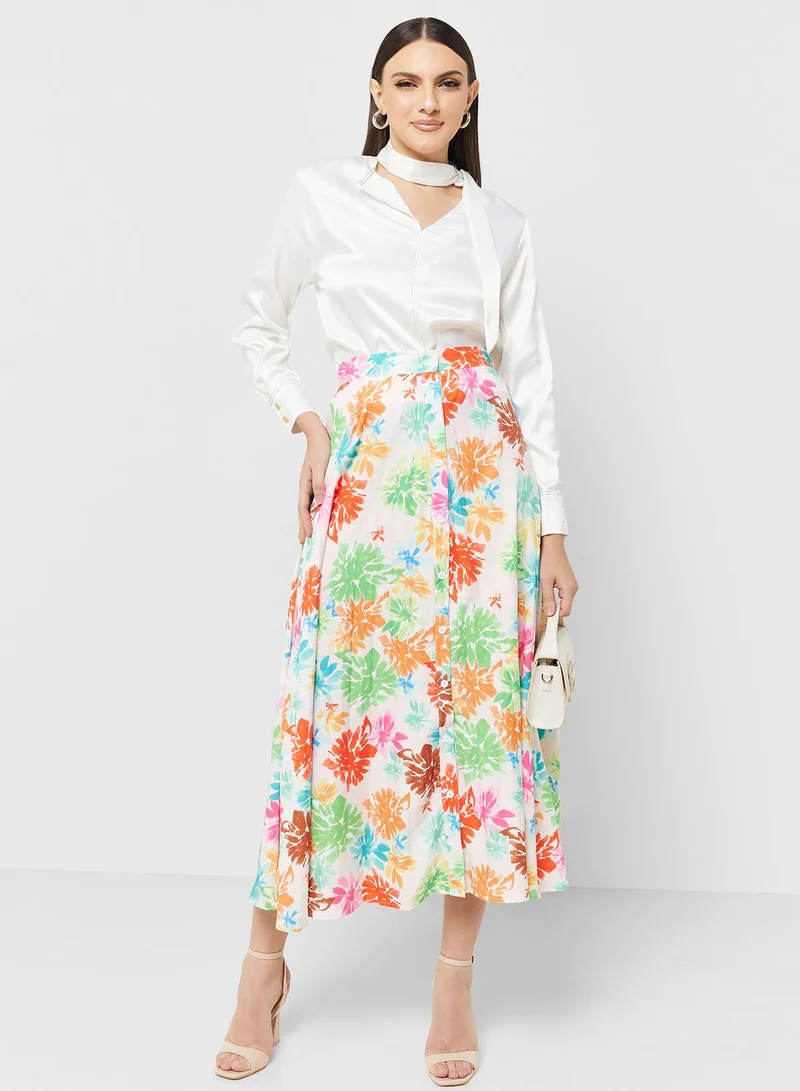 ELLA Neck Tie Detail Blouse