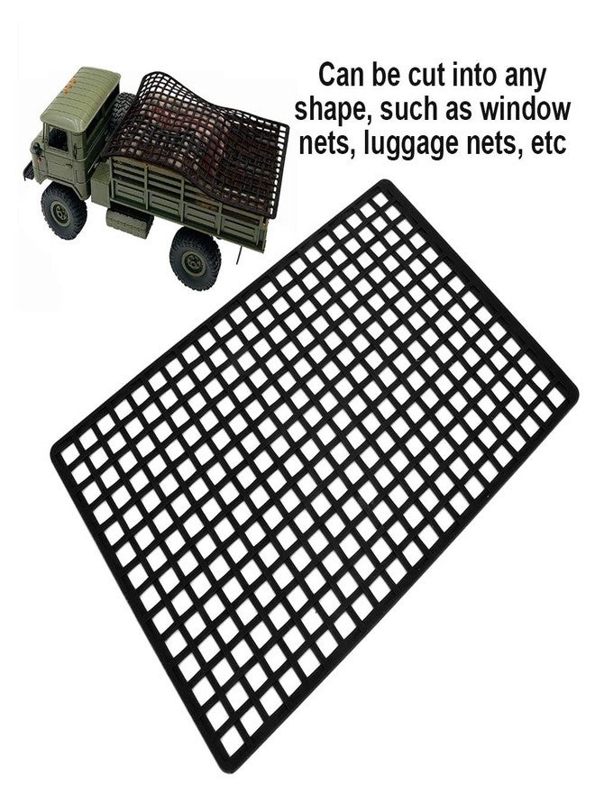 BTER Stretchable RC Car Window Net, RC Car Luggage Net, 1/10 RC Car RC Crawler RC Vehicles for RR10 Short Truck(Black) - Image 5