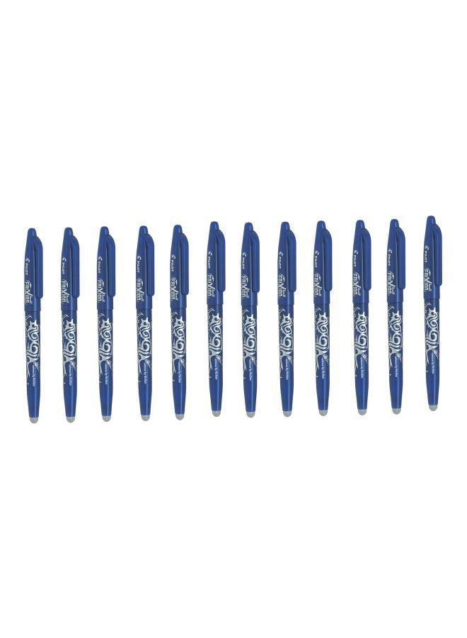 PILOT 12-Piece Frixion Erasable Pen Set Blue - Image 3