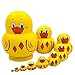 Moonmo 10pcs Animal Pattern Wooden Nesting Toys Russian Nesting Dolls Matryoshka Stacking Dolls Duck - Image 4