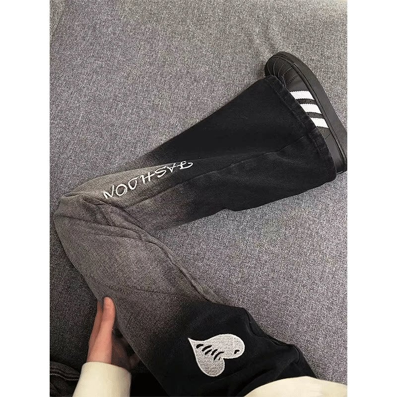 Unisex Classic Denim Jeans Loose Fit Daily Outdoor Wear - Image 1