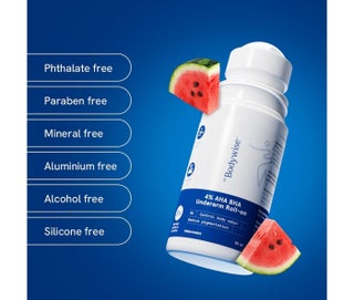 Be Bodywise 4% AHA BHA Underarm Roll On Deodorant | Watermelon Fragrance | With 1% Mandelic Acid, 2% Lactic Acid & Alpha Arbutin | Prevents Body Odour, Fades Pigmentation for Even Tone & Kills Bacteria | Alcohol & Aluminum Free | 50 ml - view 4