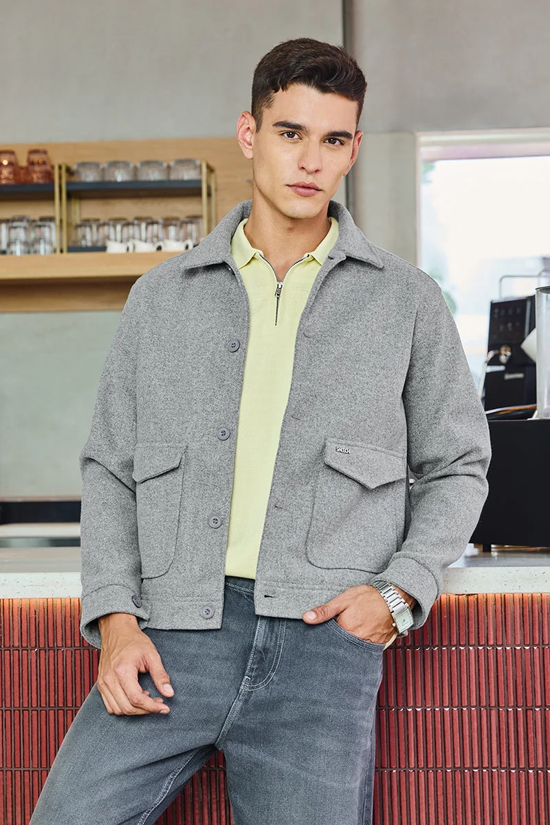 سنيتش Regular Fit Double Pocket Shacket