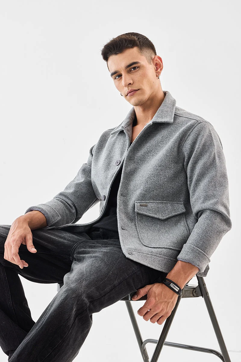 سنيتش Regular Fit Double Pocket Shacket