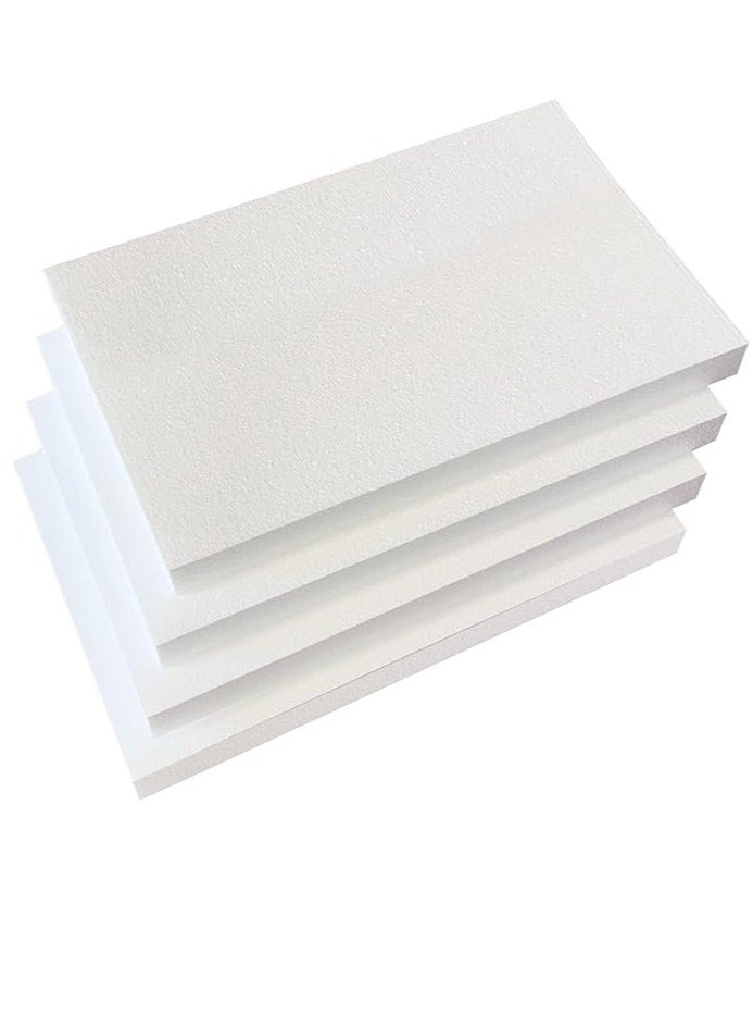 CRAFT MAGIC 3PCS A3 (42 × 29.7 cm) White Craft Foam Sheets 4cm Thick Polystyrene Thermocol Styrofoam Boards for Art Sculpting, Floral Arrangements, Modeling, DIY Crafts, School, Office & Home Use - Image 1