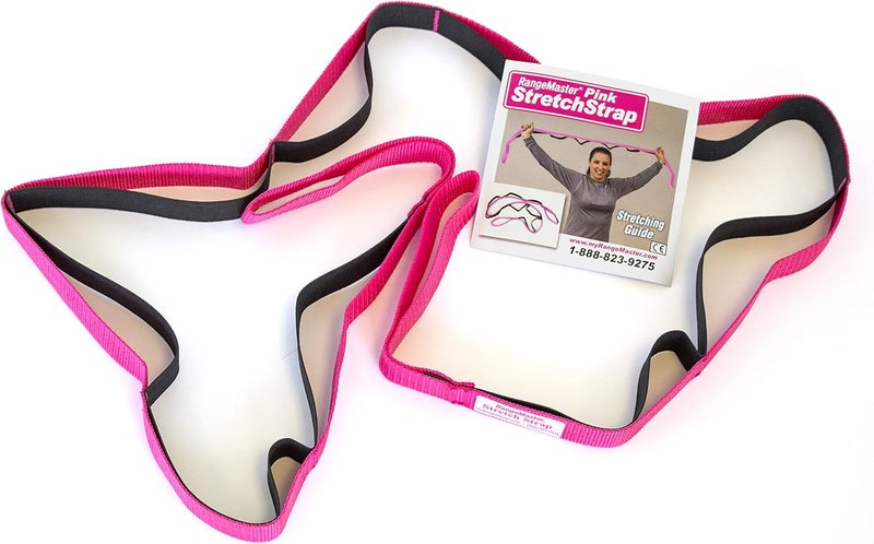 RangeMaster Stretch Strap with Exercise Guide│ Versatile Multi-Loop Strap Perfect for Yoga, Pilates, and Physical Therapy │ Portable │ Helps Improve Flexibility - Image 3