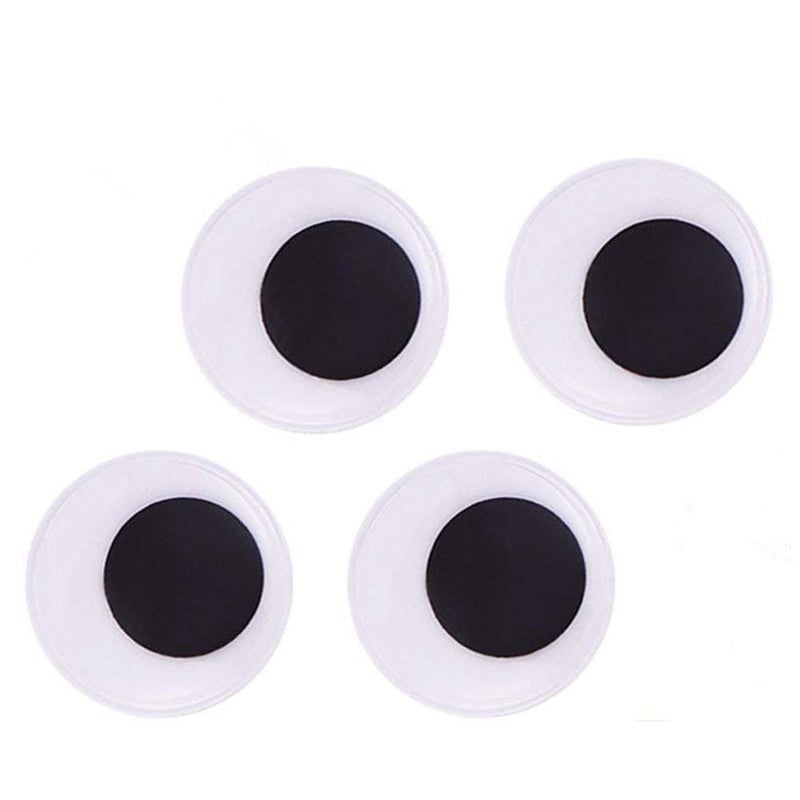 2 Inch Black Big Wiggle Googly Eyes with SelfAdhesive 12 Pieces