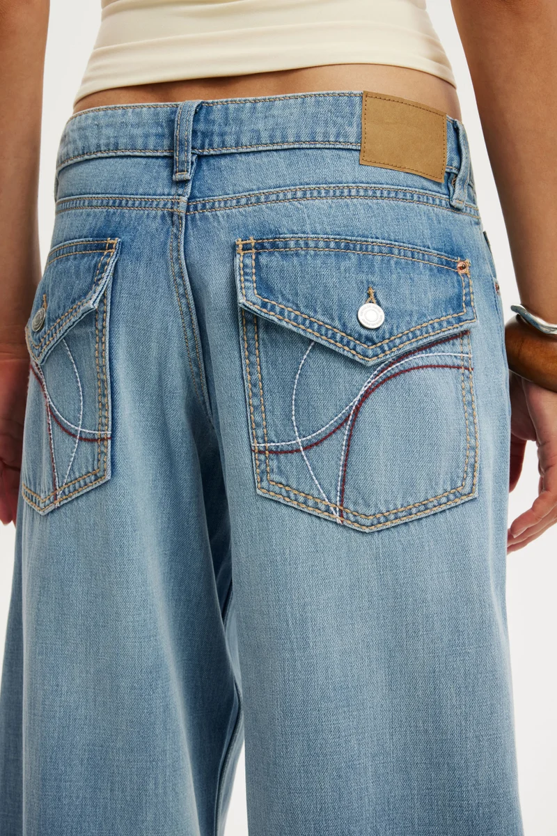 Cotton On  LOW RISE WIDE JEAN for Women | Best Price UAE