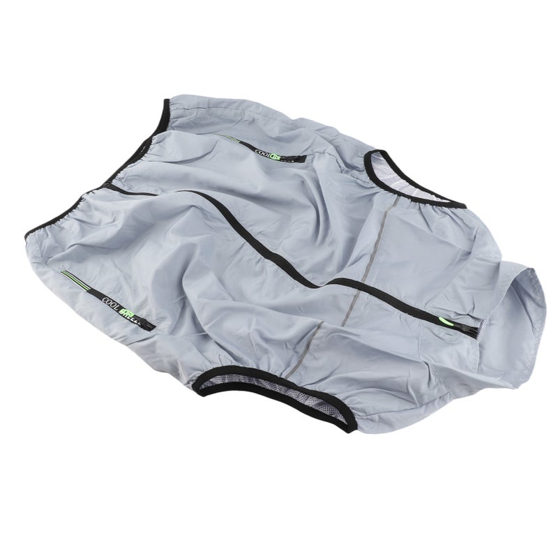 Cooling Vest with 2 Fans 3 Levels Adjustable Fast Cooling Circulation Air Conditioned Clothes for Hot Weather Work Gray L - Image 5
