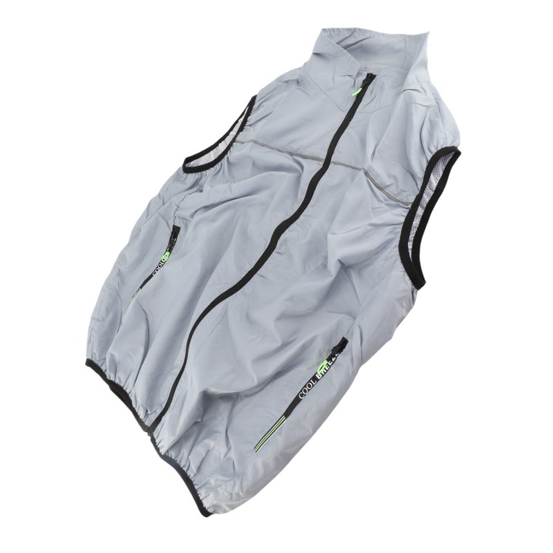 Cooling Vest with 2 Fans 3 Levels Adjustable Fast Cooling Circulation Air Conditioned Clothes for Hot Weather Work Gray L - Image 4