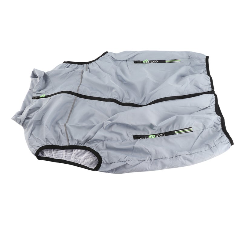 Cooling Vest with 2 Fans 3 Levels Adjustable Fast Cooling Circulation Air Conditioned Clothes for Hot Weather Work Gray L - Image 3