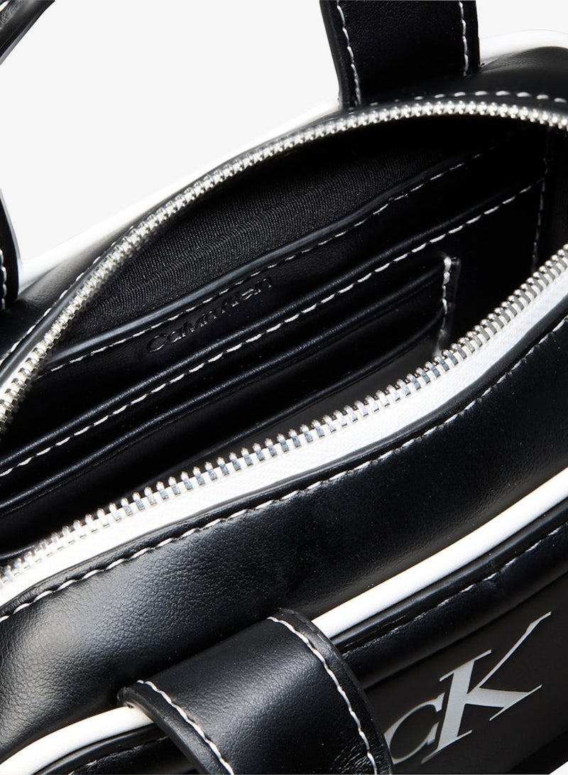 CALVIN KLEIN Contrast Monogram Crossbody Bag - Image 3