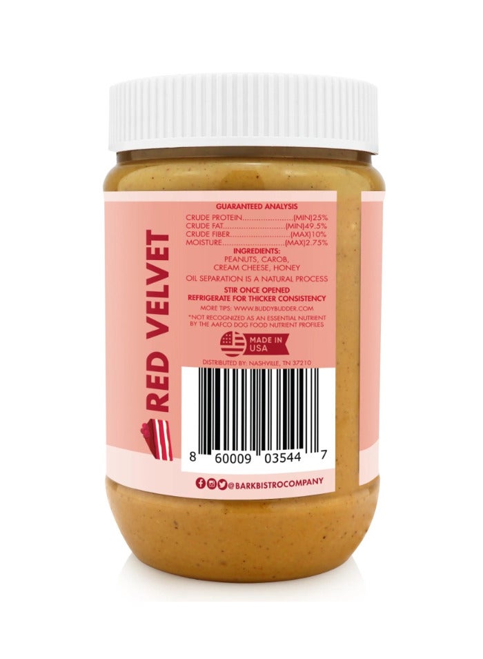 بارك بيسترو بودي بدر سكويز – زبدة فول سوداني طبيعية 100٪ للكلاب، مصنوعة في الولايات المتحدة الأمريكية، [480 جرام | 17 أونصة] 🐶 - Image 2