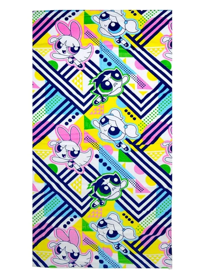 Trucare Cartoon Network Power Puff Girls Kids Beach Bath Towel 70X140 Cm