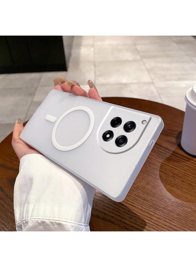 S-TOP Case For OnePlus Ace 3 Fine Hole Ice Fog MagSafe PC Phone Case - Image 1