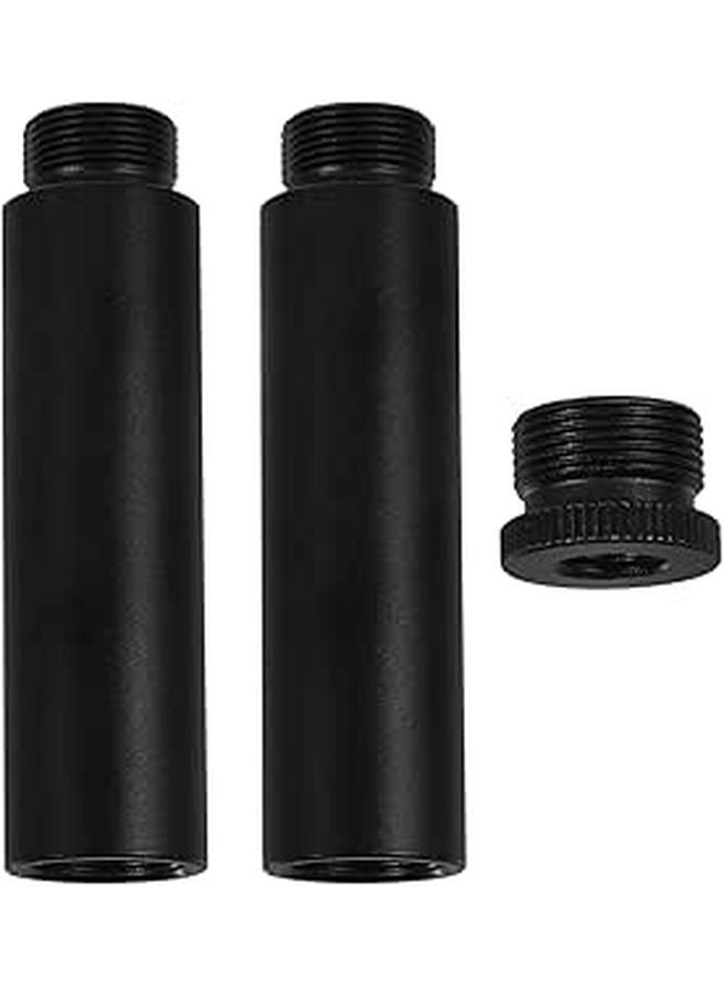 Microphone Stand Extension Tube With Adapter Boom Arm For Podcasting Streaming 3pcs Suspension Arm Set - Image 1