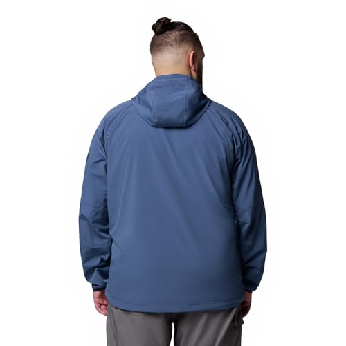 Columbia Men's Tall Heights II Hooded Softshell, Dark Mountain, Medium - Image 2
