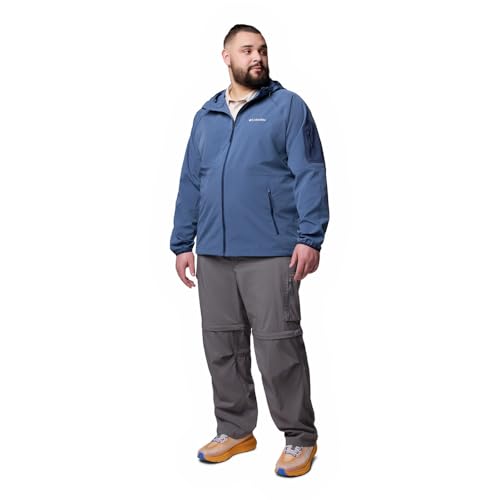 Columbia Men's Tall Heights II Hooded Softshell, Dark Mountain, Medium - Image 3