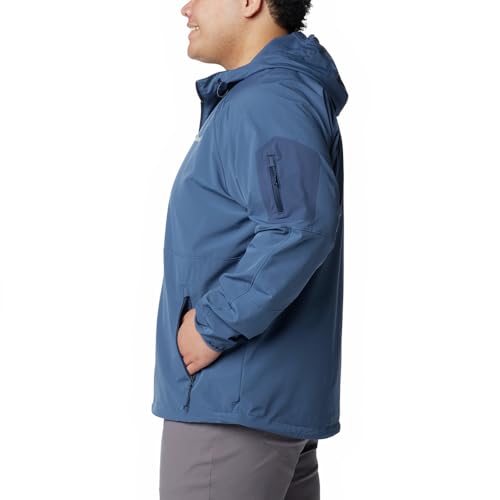 Columbia Men's Tall Heights II Hooded Softshell, Dark Mountain, Medium - Image 4