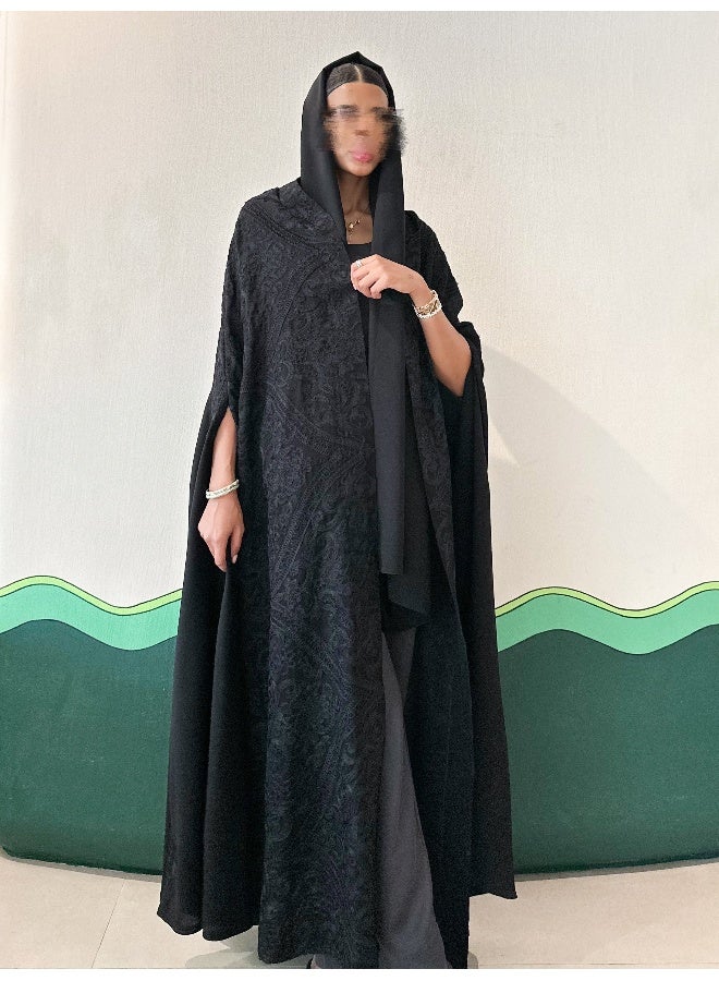آية MW1739 قماش ملكي مع اضافة تطريز - Image 1