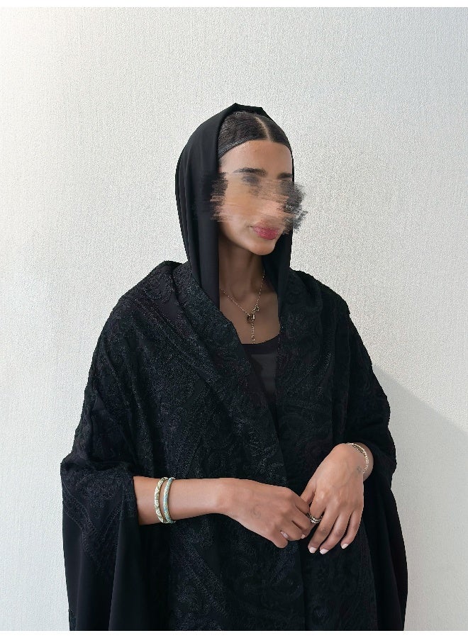 آية MW1739 قماش ملكي مع اضافة تطريز - Image 3