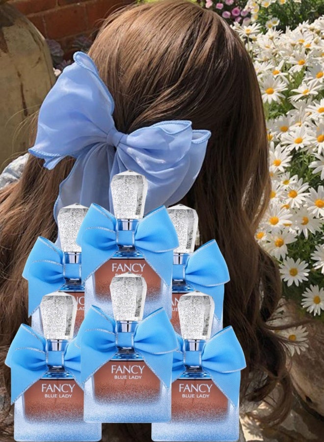 Johan.B Paris 6 Pieces Fancy Blue Lady Perfume 85ML - Image 1