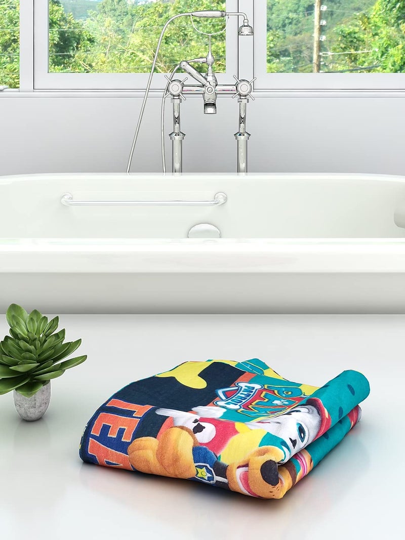 Athom Living Team Paw Kids Bath Towel 350 GSM 60x120 cm, Multicolour, Standard, (PAW-06-7-729) - Image 2