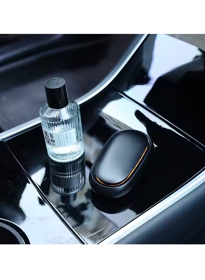 Car Aroma Diffuser, Mini Portable Rechargeable Air Freshener, LED Light, USB Powered, Waterless Essential Oil Scent Dispenser - Image 1