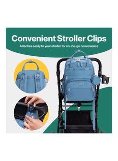 BabbleRoo Diaper Bag Backpack, Baby Nappy Changing Bags Multifunction Waterproof Travel Back Pack  - Image 4