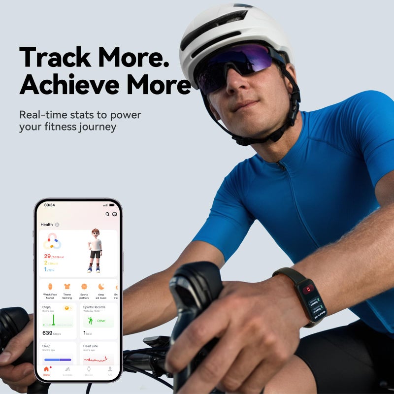 Enfit Fitness Trackers,Smart Watch with 1.47" Color Screen,100+Sport Modes Fitness Watch with Heart Rate Sleep Monitor, Pedometer Step Counter Watch, 3TAM Waterproof Activity Trackers for Women Men,BK - Image 4