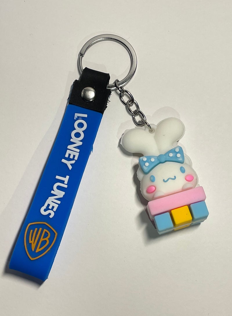 ميدالية مفاتيح كرتونية مميزة سلسلة مفاتيح بشخصية ديزني كيرومي ميلومي مع شريط يتناسب مع مفاتيح السيارة والحقيبة اكسسوار فريد وهدية ابداعية جميلة - Image 1