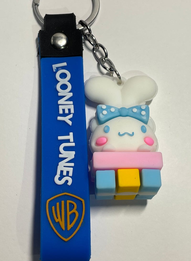 ميدالية مفاتيح كرتونية مميزة سلسلة مفاتيح بشخصية ديزني كيرومي ميلومي مع شريط يتناسب مع مفاتيح السيارة والحقيبة اكسسوار فريد وهدية ابداعية جميلة - Image 2