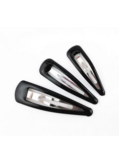 Yueton ?3 Dozens 36Pcs Glossy Black Snap Prong Clips Bendy Hair Clips Barrettes For Ladies Girls Hair Bows  - Image 1