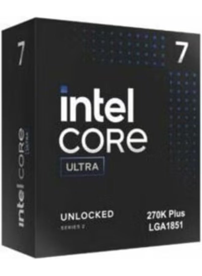 Intel® Core™ Ultra 7 Processor 270K Plus 24 cores (8 P-cores + 16 E-cores) up to 5.5 GHz black