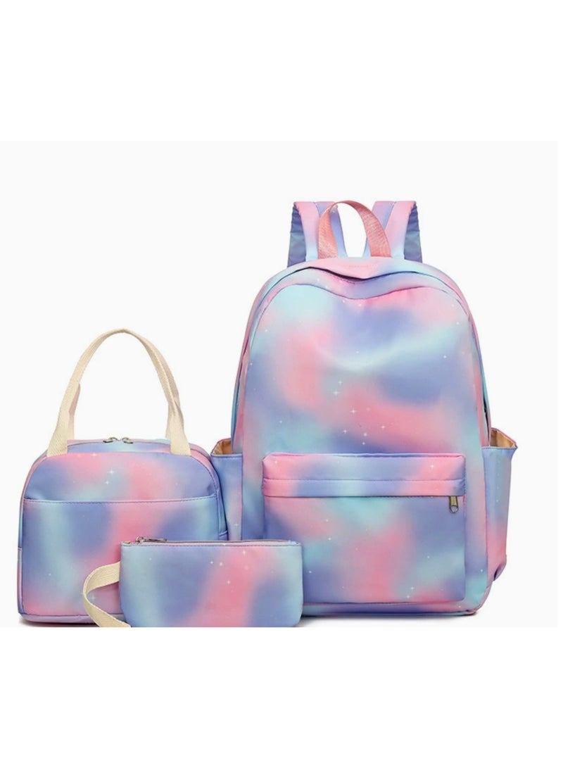 عام مجموعة من ثلاث قطع من الحقائب العصرية والعملية لتعلم الحرم الجامعي (يمكن استخدامها للطلاب والأطفال ونزهات الأصدقاء ورياضات تسلق الجبال وما إلى ذلك) - 7 - Image 1