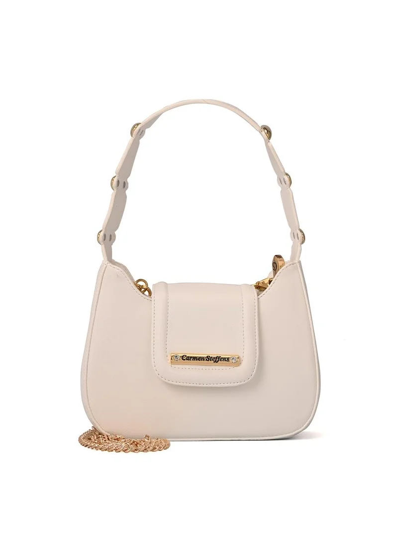 كارمن ستيفنز حقيبة هوبو معادن بيضاء