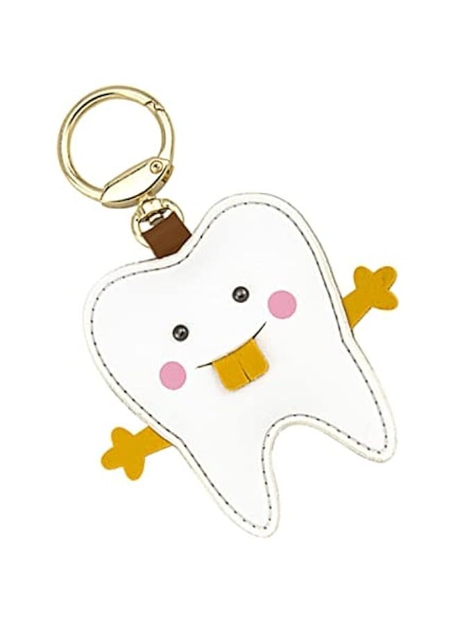 Generic Key Chain Pendant Cover Keyring Cartoon Keychain Key Covers Caps Novelty Keychain id Sleeves Keychain Airplane Keychain Keyrings Cute Key Covers Leather White Cactus Card Miss - Image 1